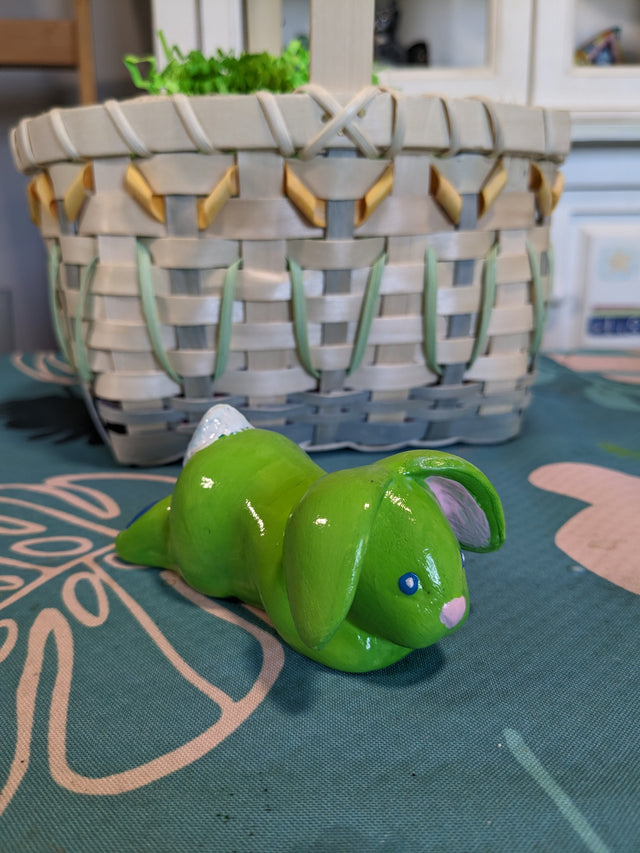 Floppy Bunny Unpainted Pottery Bisque